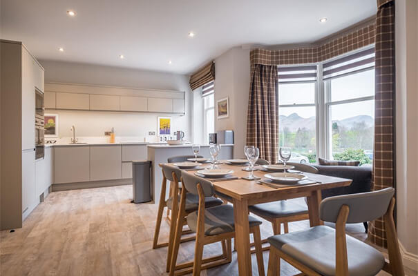 Interior Design for Howe Keld Holiday Apartments Keswick