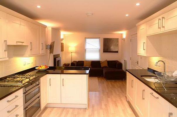 Cross Street - Kitchen looking through to the Lounge