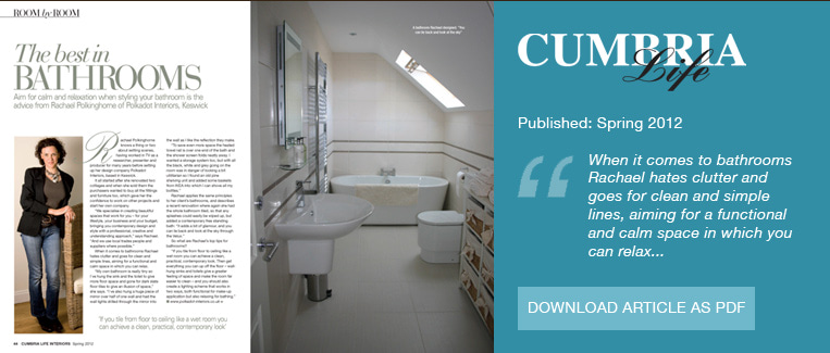 Cumbria Life Best of Bathrooms Spring 2012